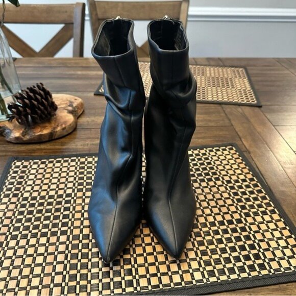 Jessica Simpson Women's Lesley Slouchy Pointy Toe Dress Booties Black Size 7 1/2 - Picture 5 of 12